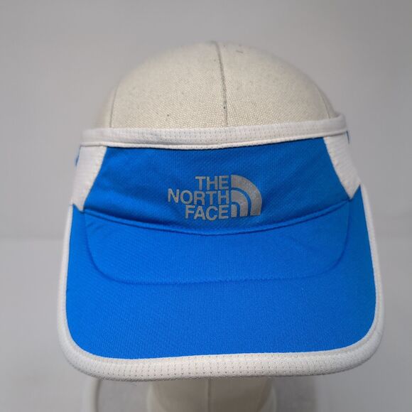 The North Face Unisex Strapback Golf Sun Visor Hat Blue Lightweight Breathable - Picture 2 of 7